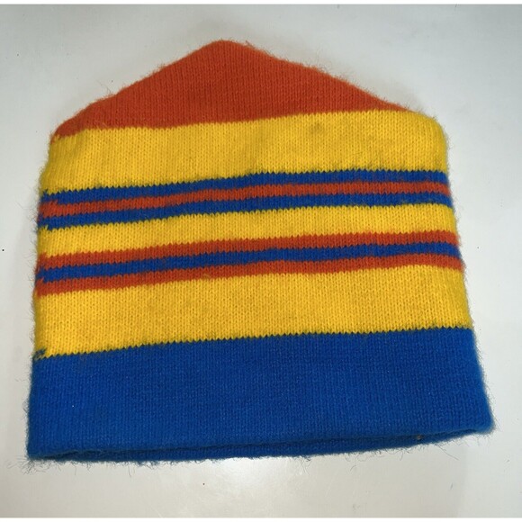 Vintage Aris Ski Hats Beanie Skull Cap Toque Fair Isle Knit New York USA RARE - Picture 2 of 3